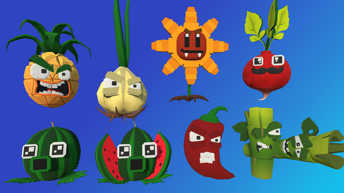 3D Models Plants Сharacters