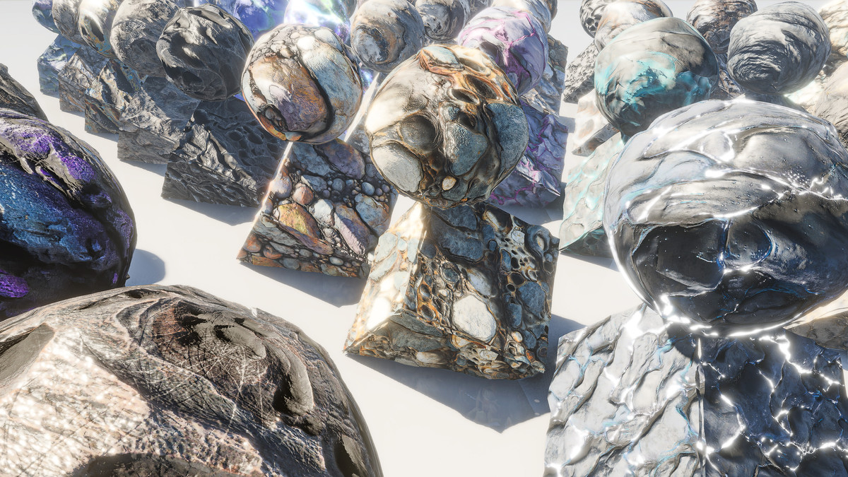 Alien Rocks Materials