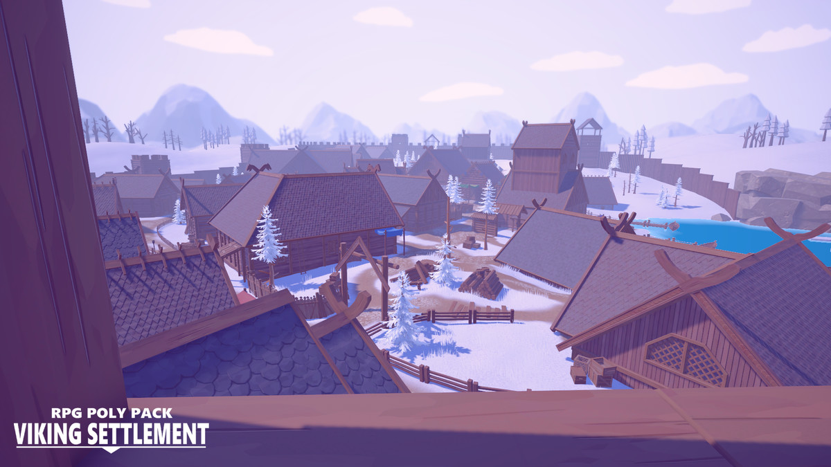 RPG Poly Pack - Viking Settlement