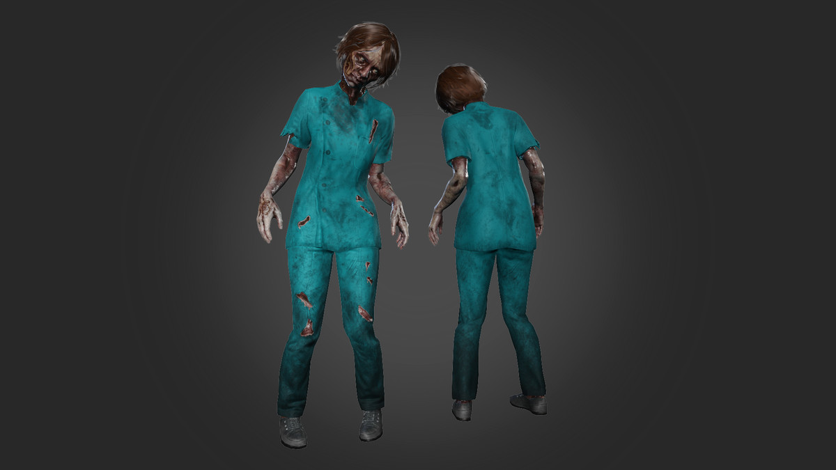 Zombie nurse_woman