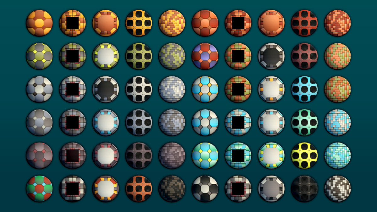 300+ Stylized PBR Ground & Surface Materials - Brick, Wood, Stone & Marble