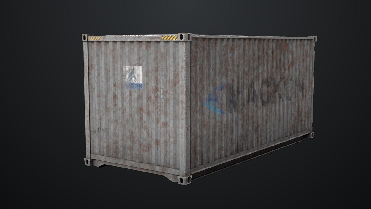 5 Cargo Dusty Container 20ft Single Mat