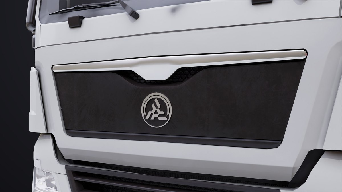 Heavy Truck 04 Chassis White URP HDRP Textures