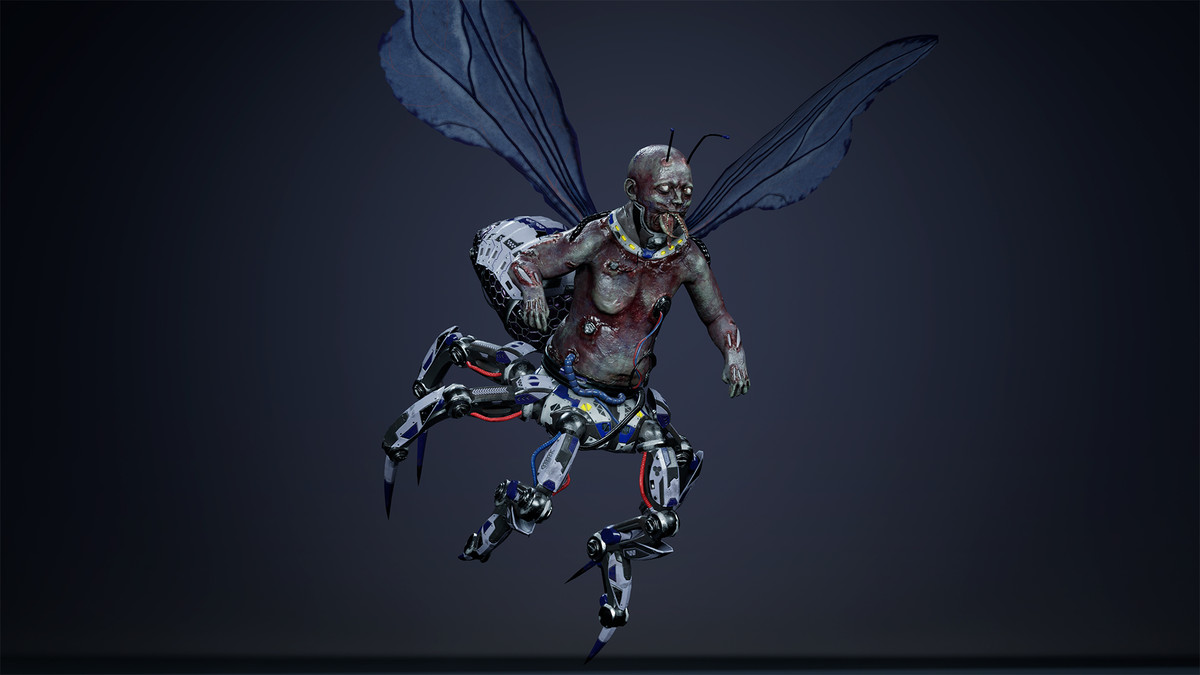 Fantasy Cyborg Mosquito
