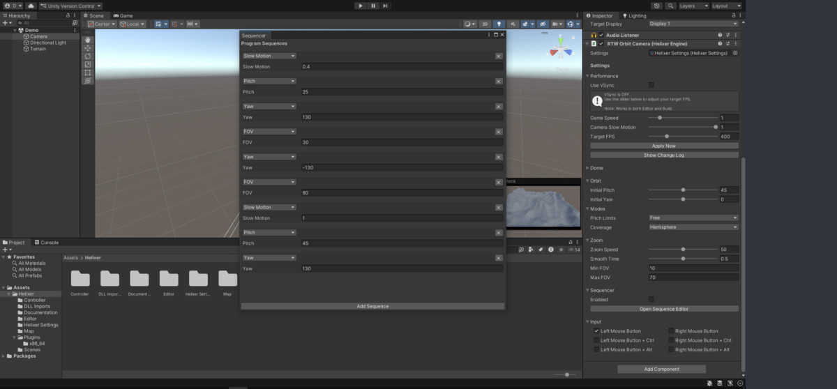 Helixer (RTW Camera Engine)