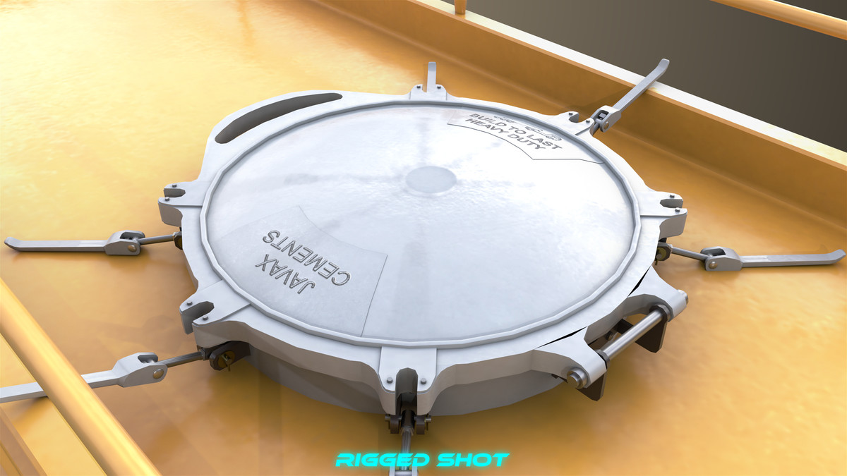 Chassis 06 Cement Trailer 01 Yellow