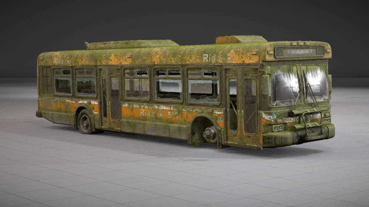 Abandoned City Bus - Drivable