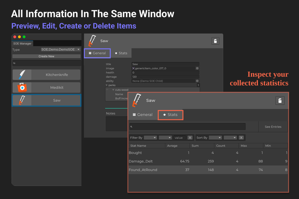 SOAT - ScriptableObjects Analytics Tool