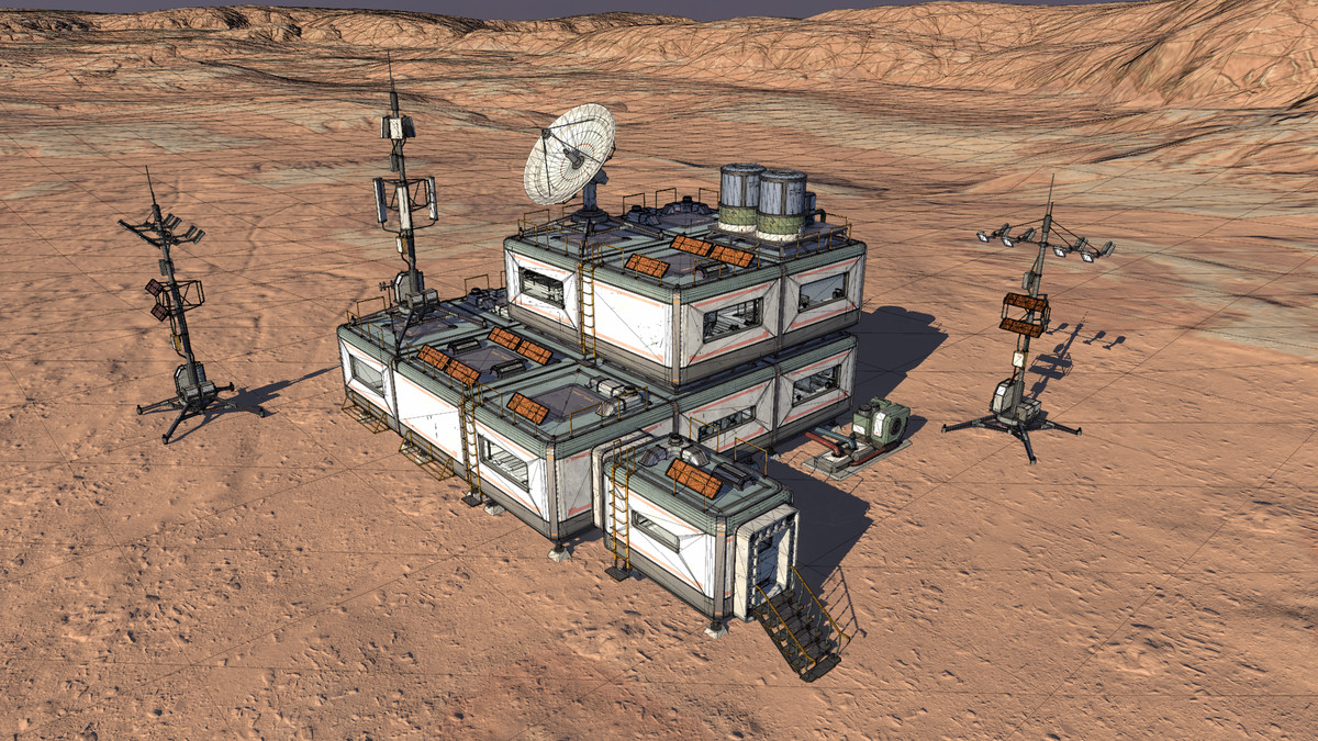 sci fi base module pack