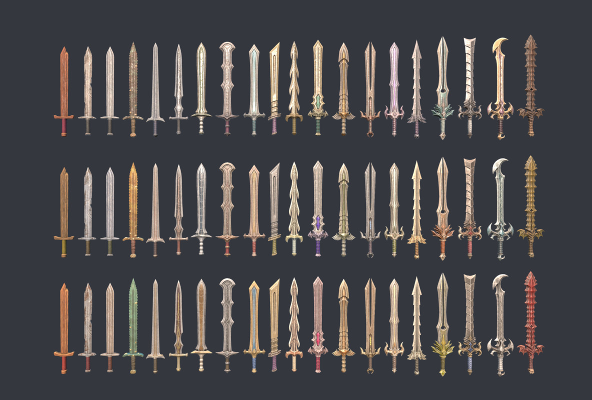 Stylized RPG Weapons - Complete Collection