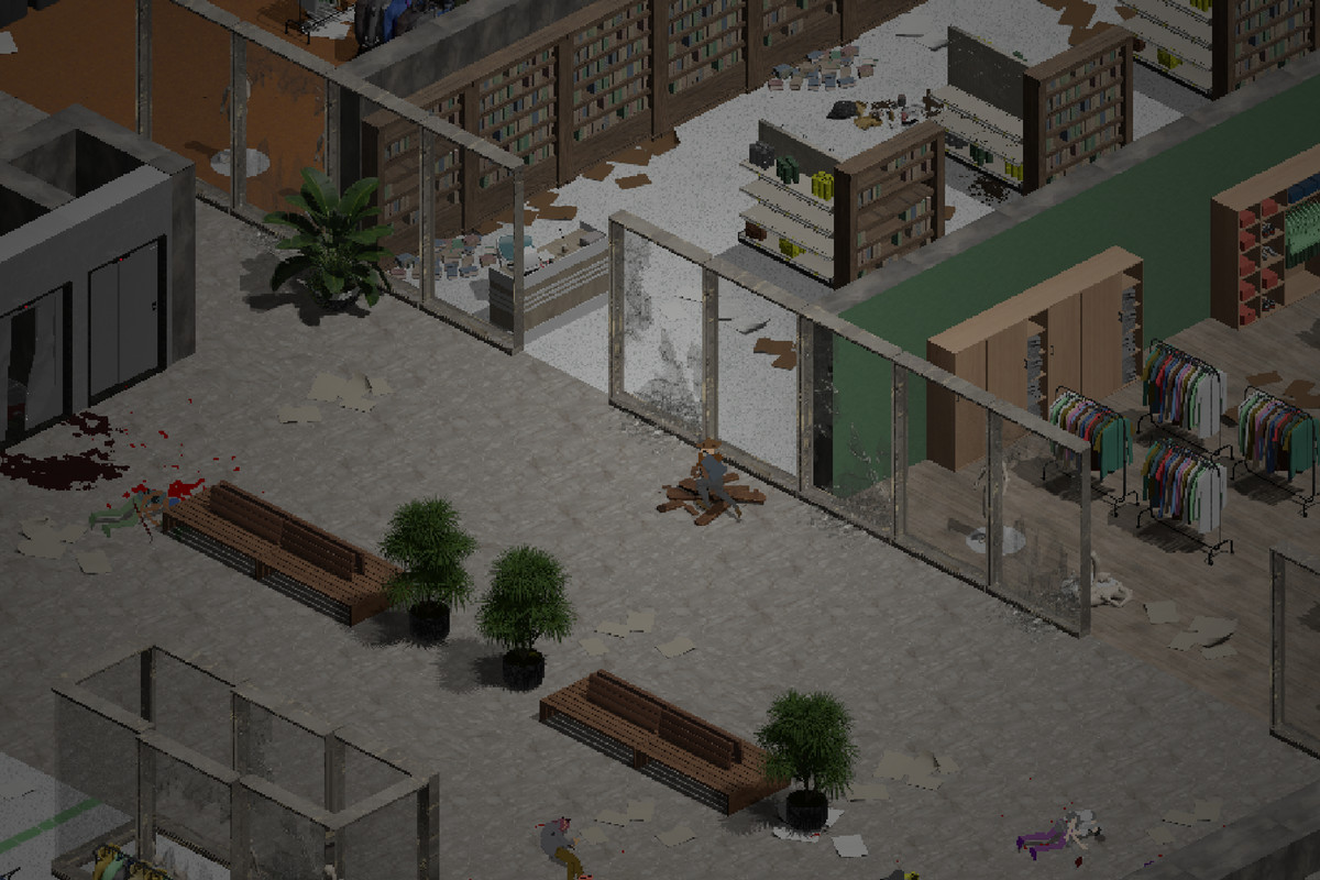 Zombie Interior - HD Isometric Tileset