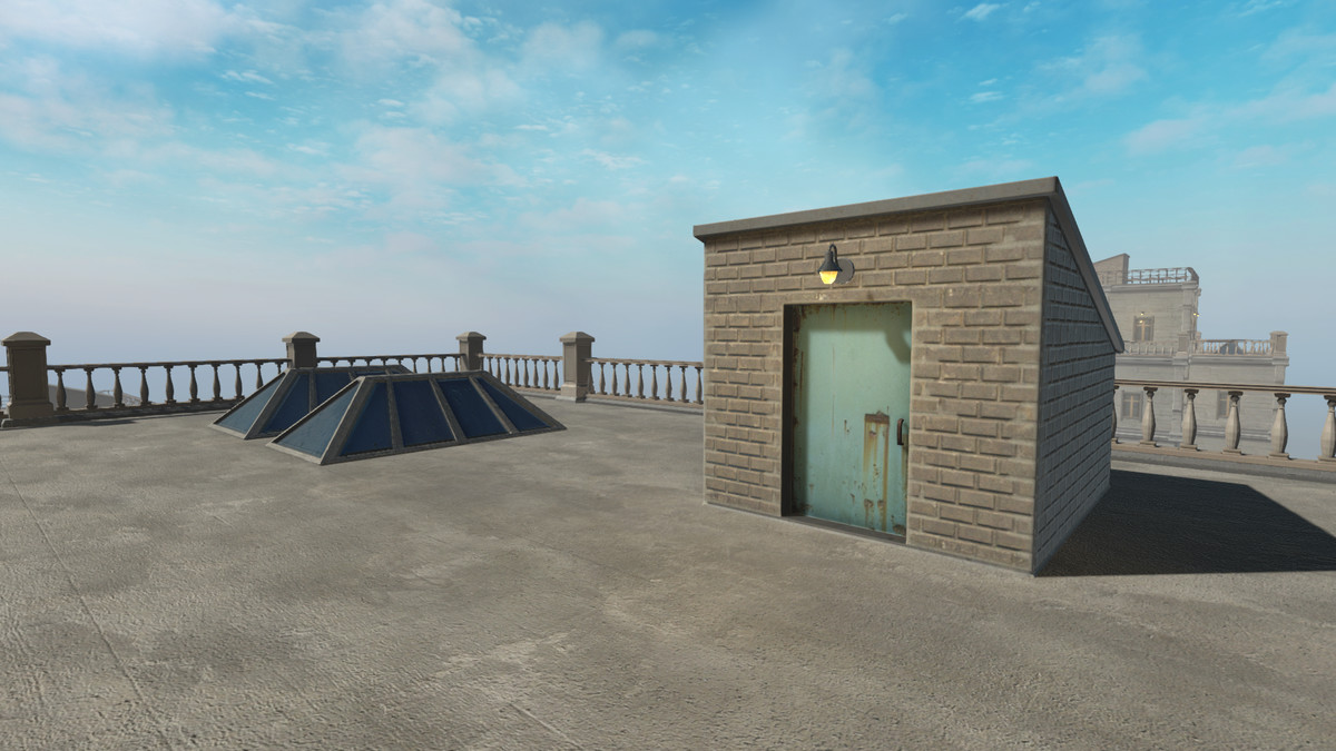 Realistic Modern Modular Building 1 Asset Package