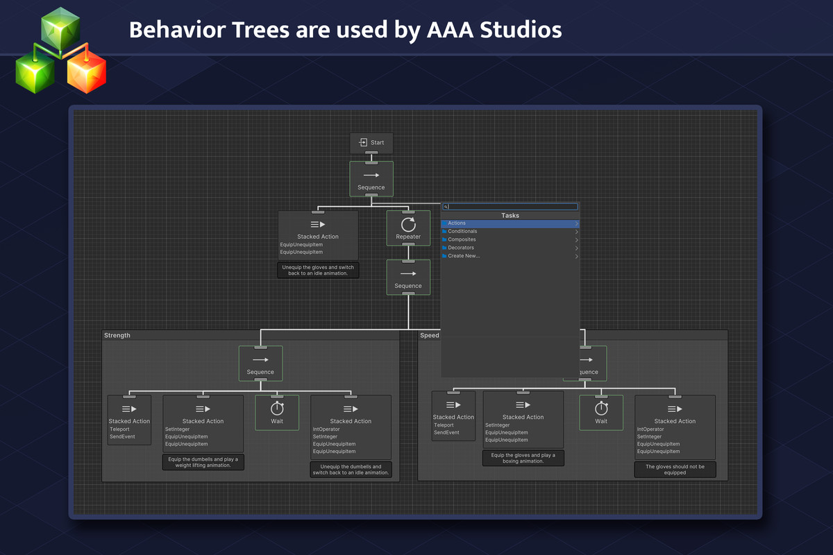 Behavior Designer Pro - DOTS Powered Behavior Trees