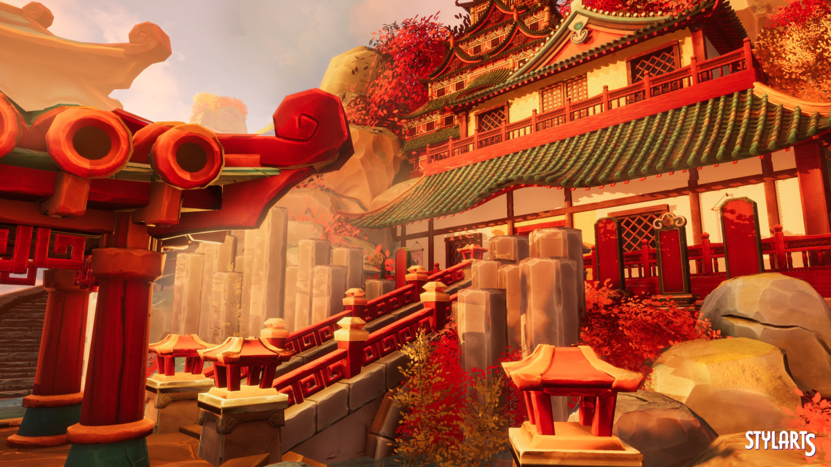 Stylized Chinese Lost Temple
