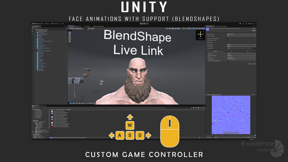 Stylized Warrior 02 - Low Poly Heroes Fantasy Characters – Hammer - #27