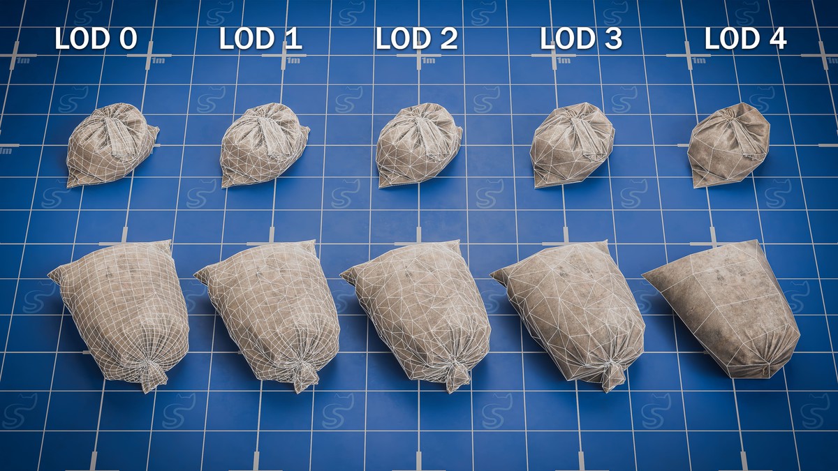 Realistic Garbage Bags Pack