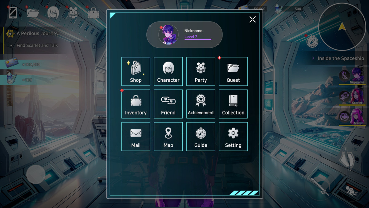 Sci-Fi Turn-Based UI