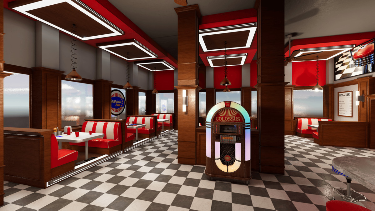 Fast Food - American Diner (URP)