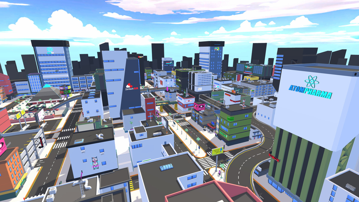 LowPoly Cyberpunk City