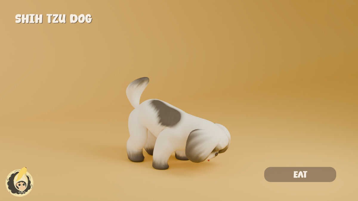 Animated Shih Tzu Dog