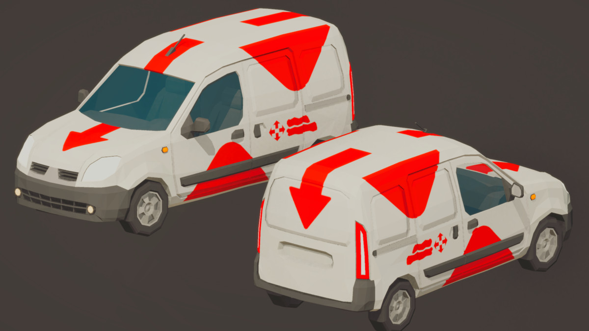 Low Poly Post Office