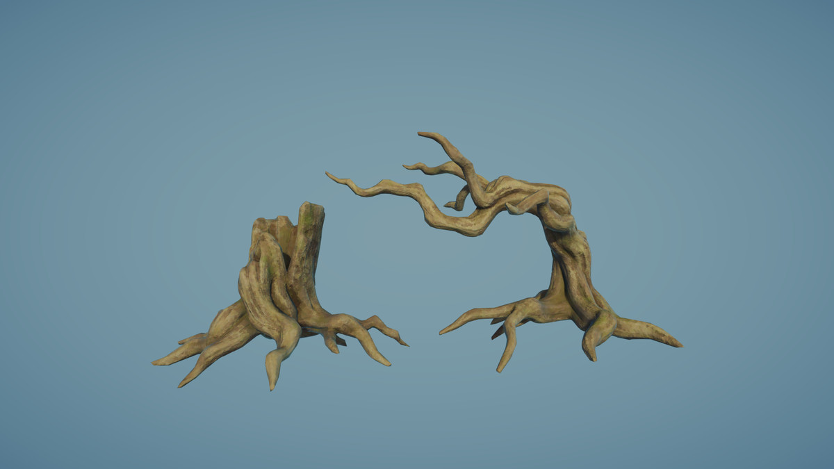 Animated Stylized Trees