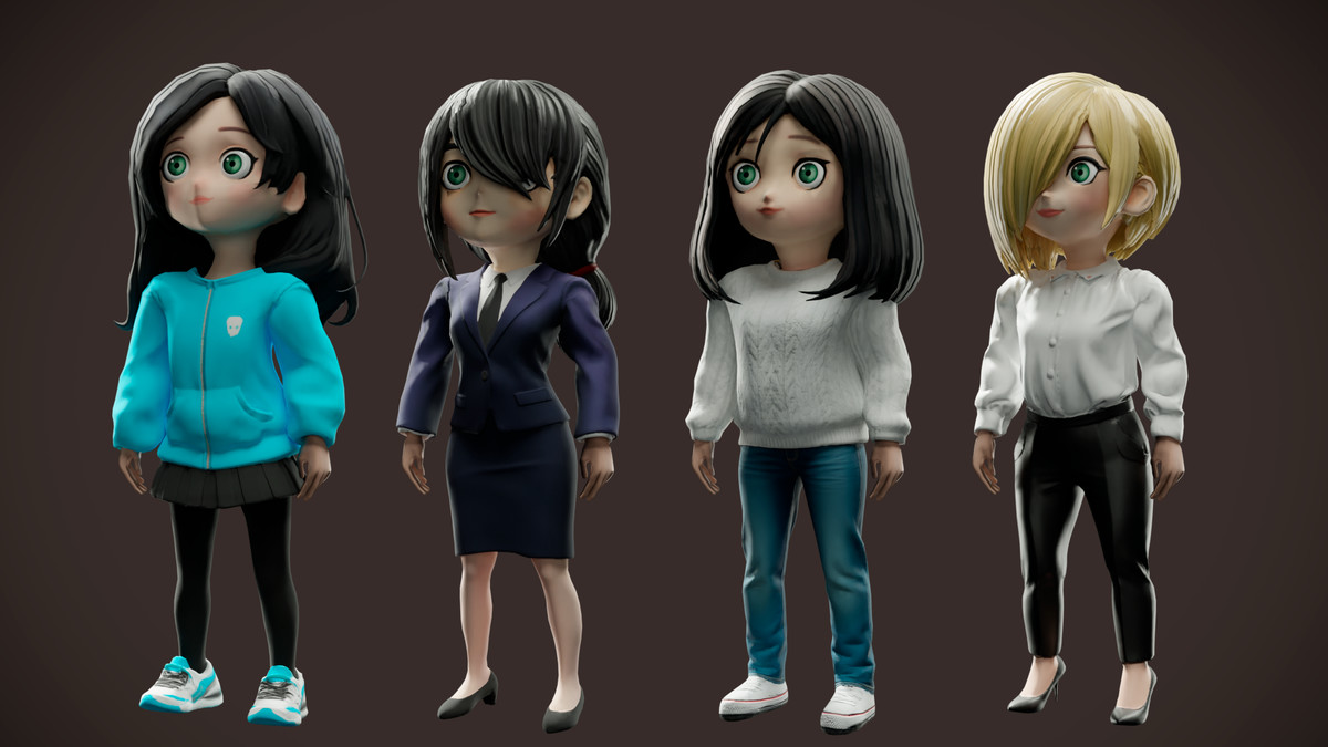 Modular Chibi Girl