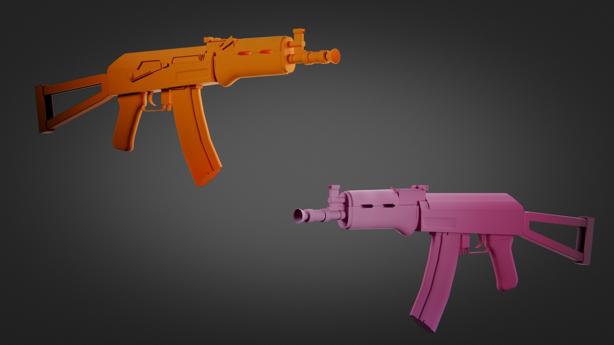 Weapon Gradient Skins Pack — 368 Variations