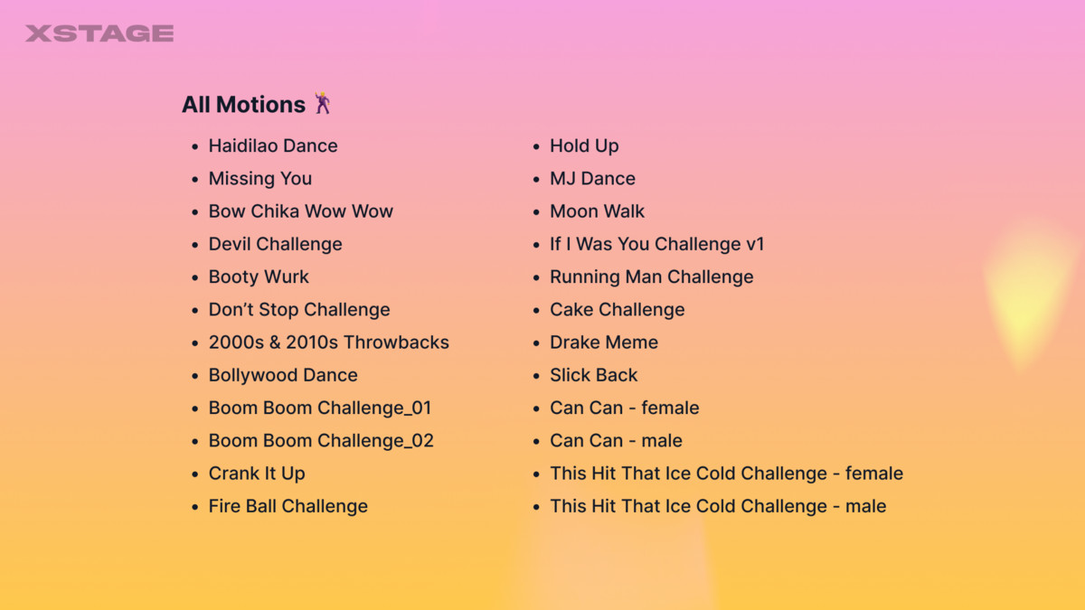 Trendy Dance Challenge Mocap Pack [2023 4Q]