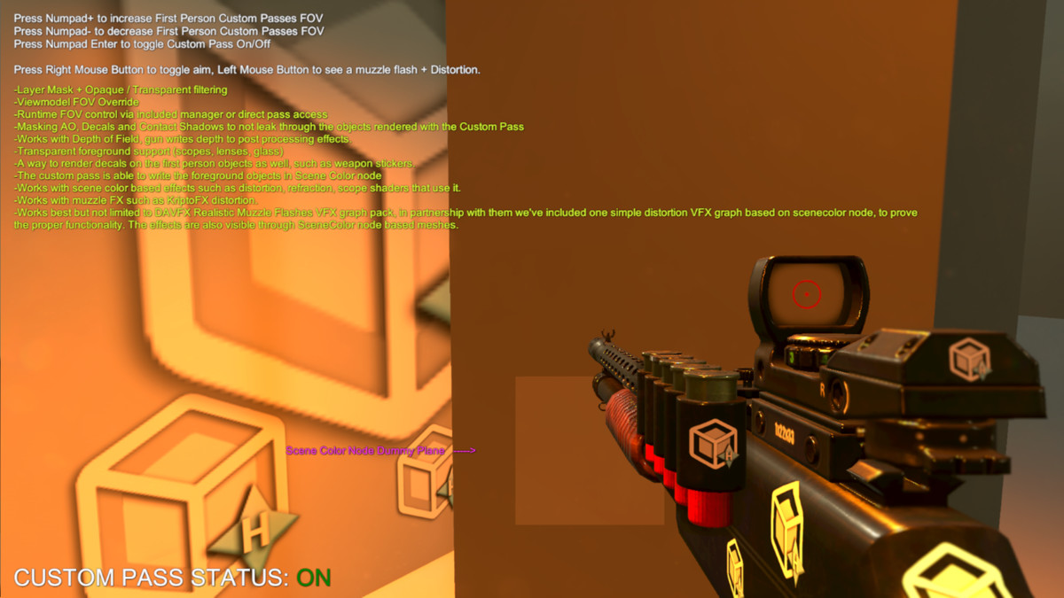 H_RenderObjects Custom Pass for HDRP