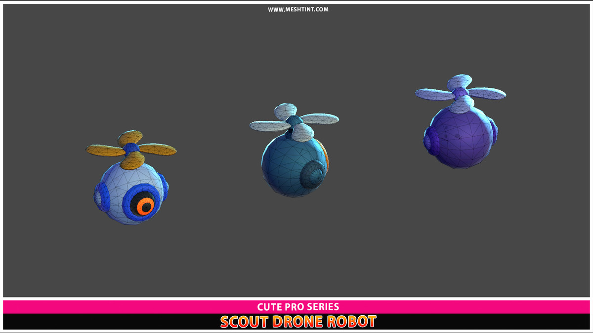 Scout Drone Robot Cute Pro Series