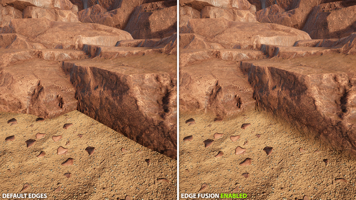 Edge Fusion: Smooth Surface Contacts