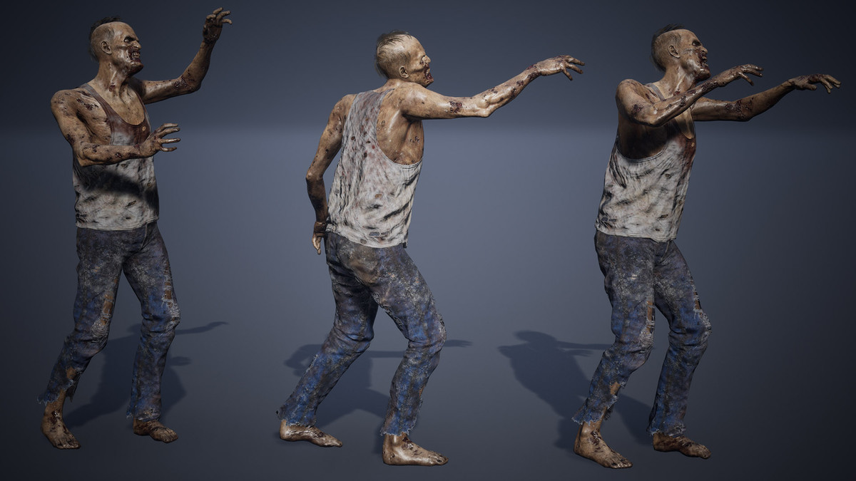 Zombie Male AAA