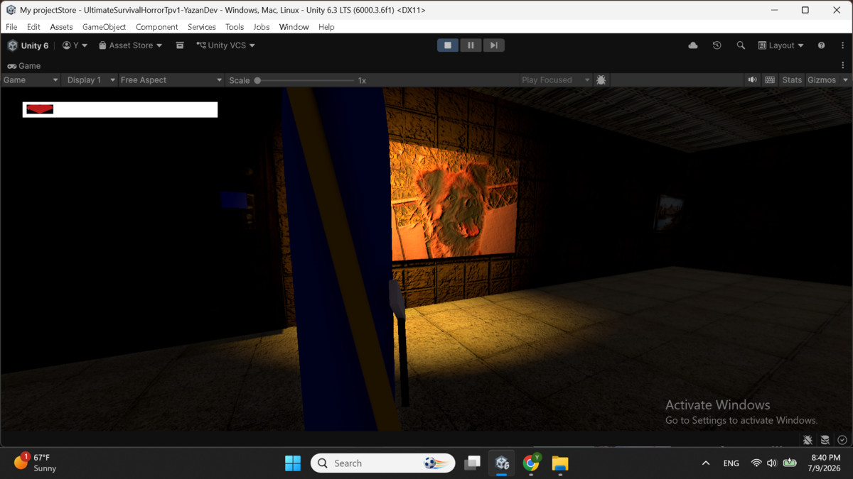 Ultimate Survival Horror Cinematic Third-Person Template