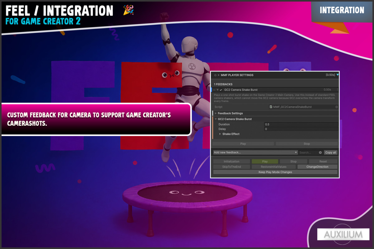FEEL Integration | Game Creator 2