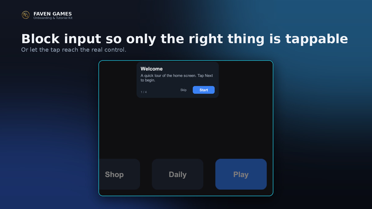 Onboarding & Tutorial Kit: spotlight tutorials, coach marks & step flows