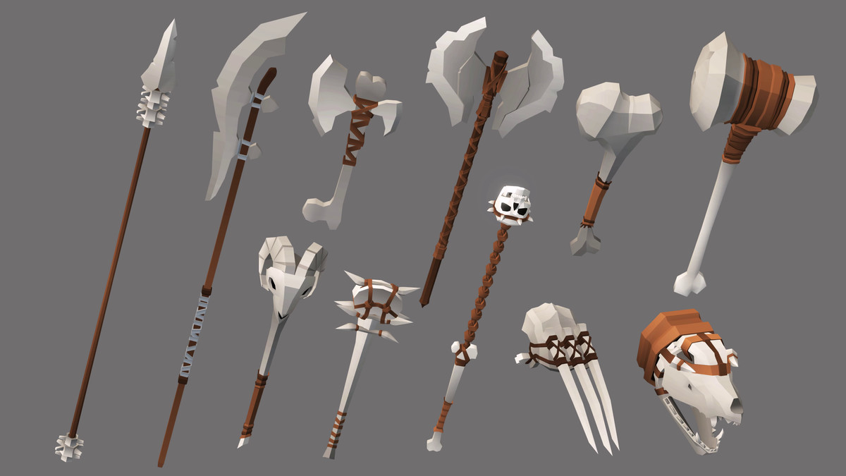 Low-Poly Medieval Fantasy - Advanced Weapons