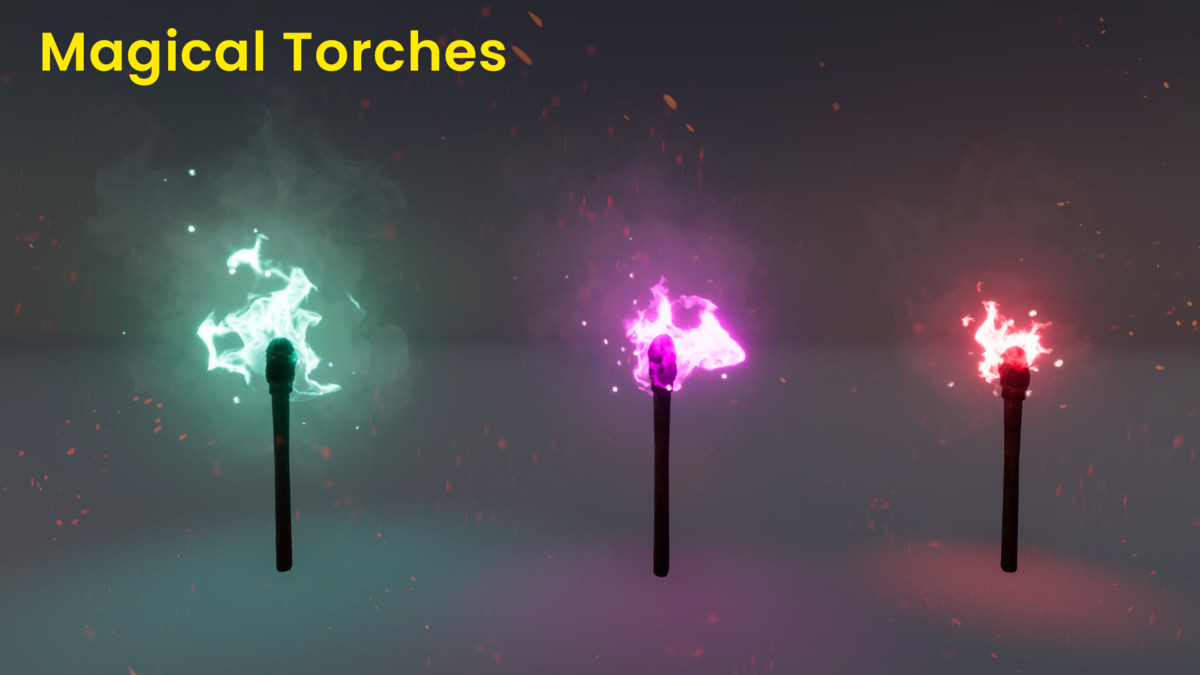 Realistic Fire VFX (VFX Graph Fire, Flame VFX, Fireplace VFX, Torch VFX, Fire)