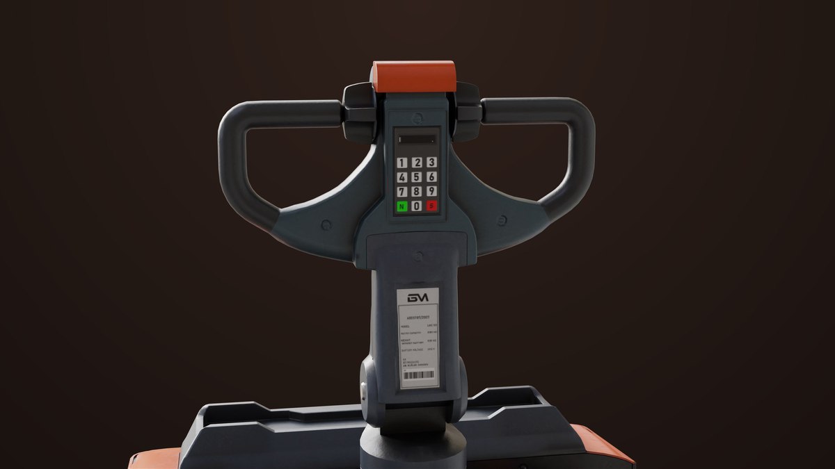 Forklift with Pallet 01 Orange URP HDRP Textures