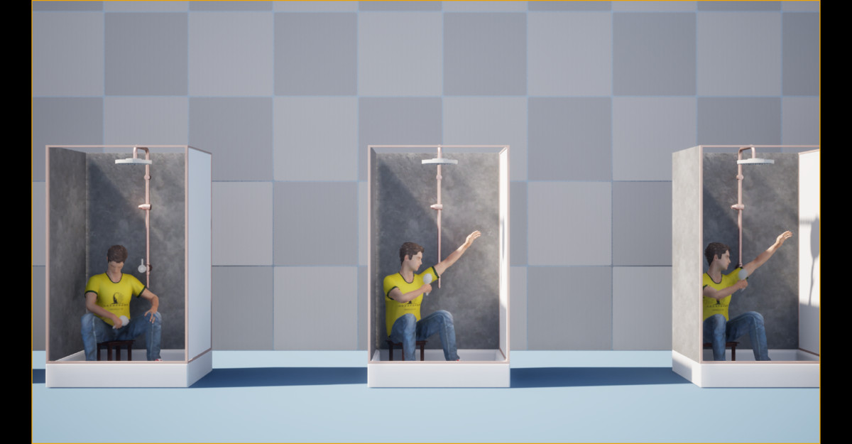 Shower NPC Animation