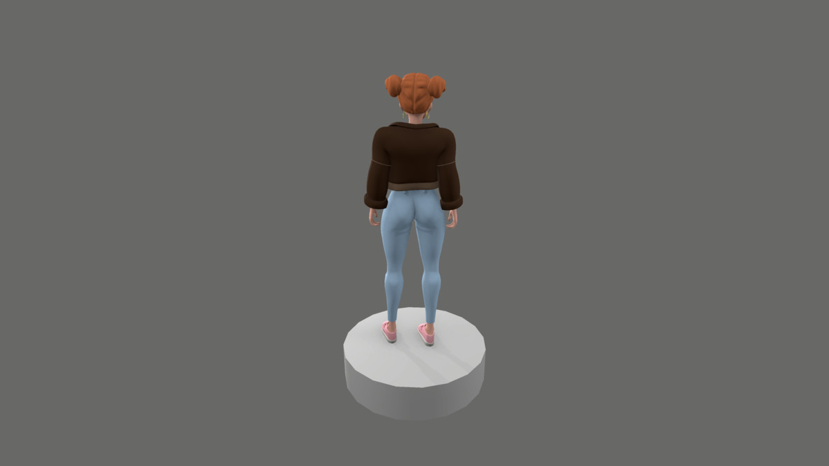 Jade Stylized Modular Female Character Creator