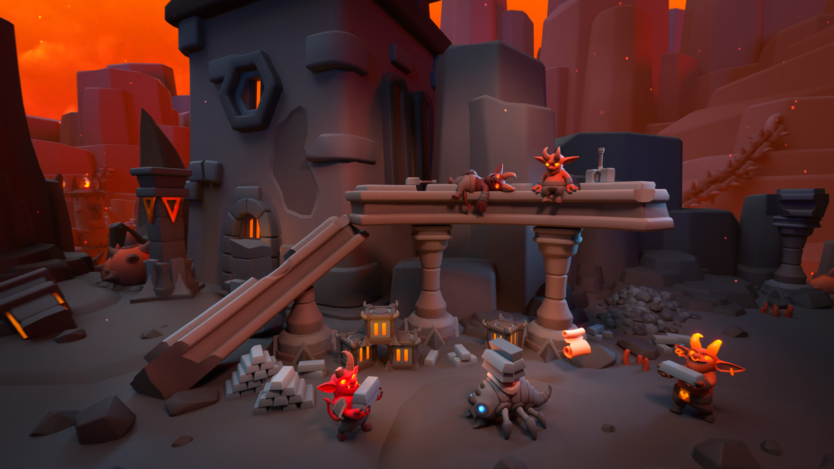 Inferno World - Low Poly 3D Models