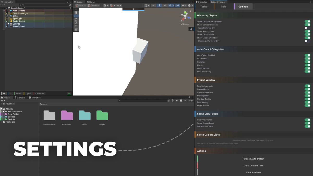 Editor Enhancer - Easy Workflow Toolkit