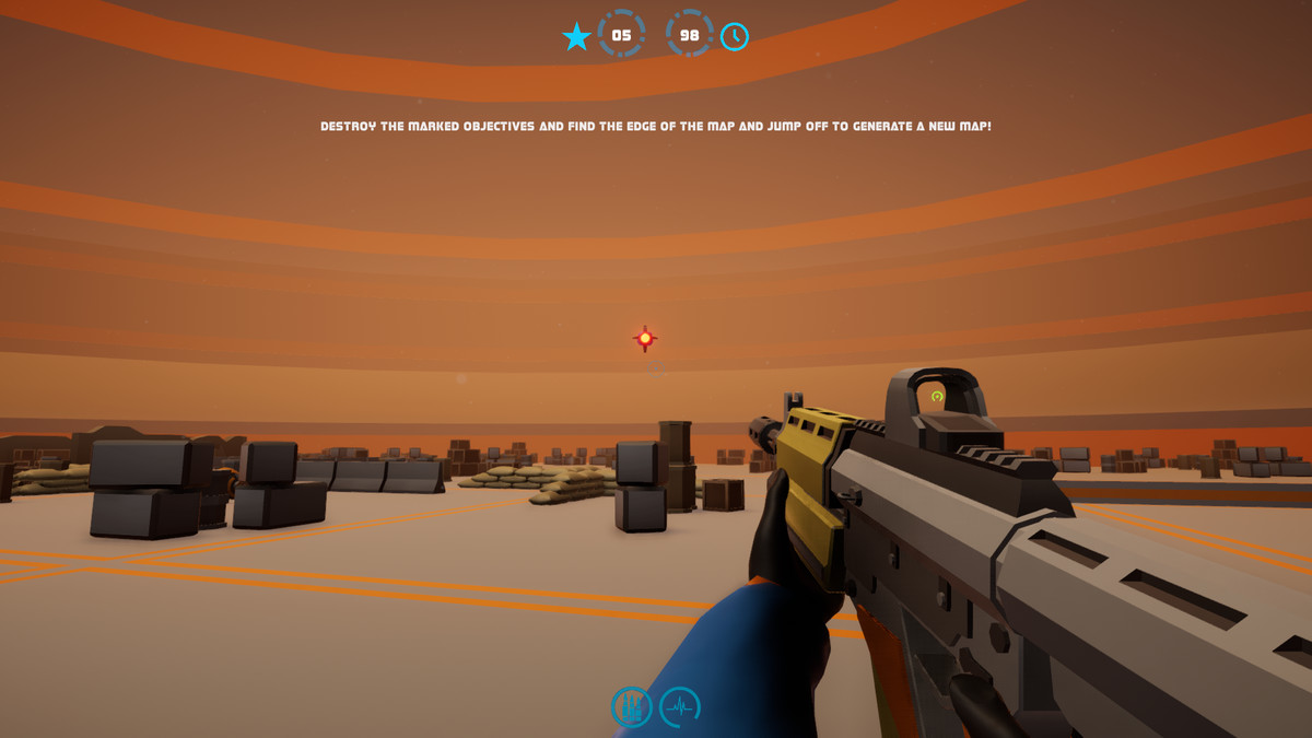 Sci-fi FPS Randomly Generated Full Game Example Template