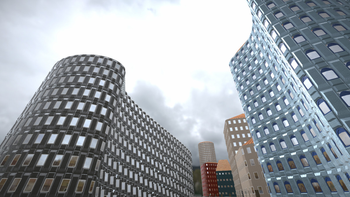 Spline Buildings Generator