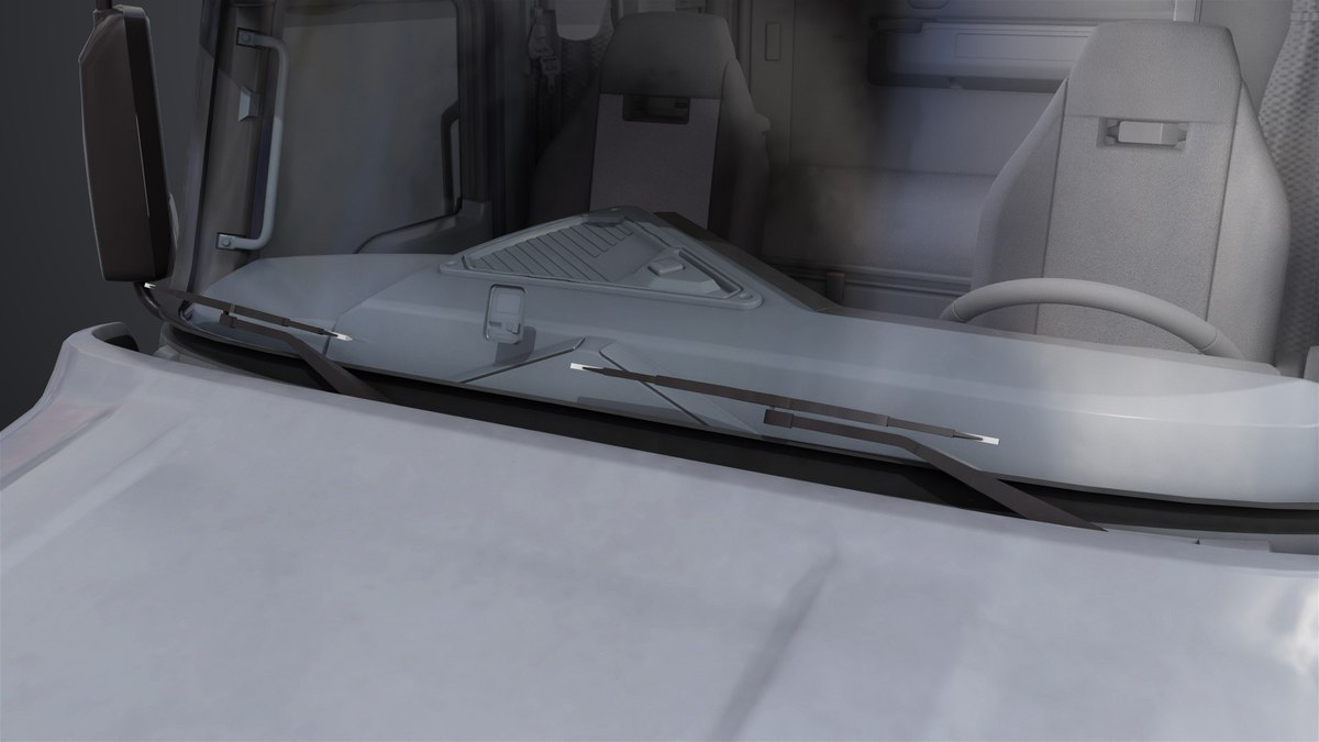 Heavy Truck Chassis 05 Grey Interior URP HDRP Textures