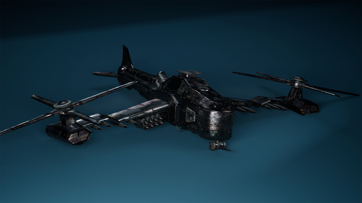 Sci-Fi Transport - Military Helicopter