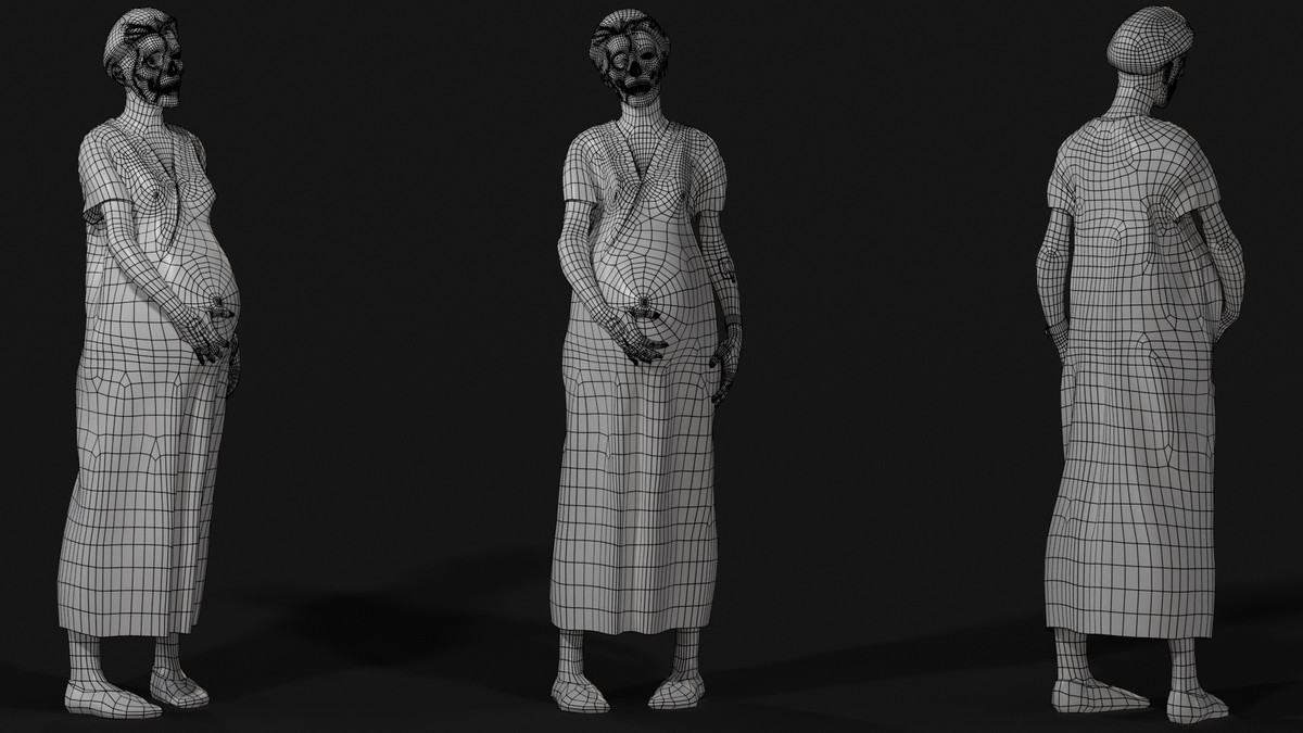 Pregnant Walker — Zombie Hospital Collection