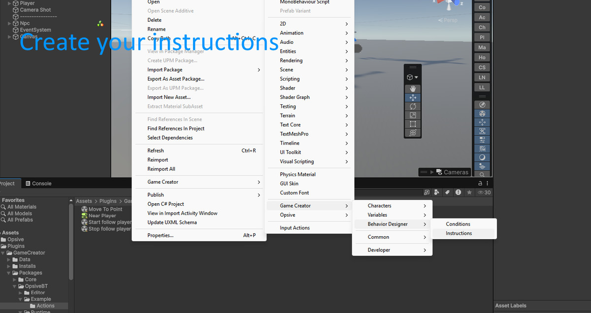 Game Creator 2 Integration for Behavior Designer Pro