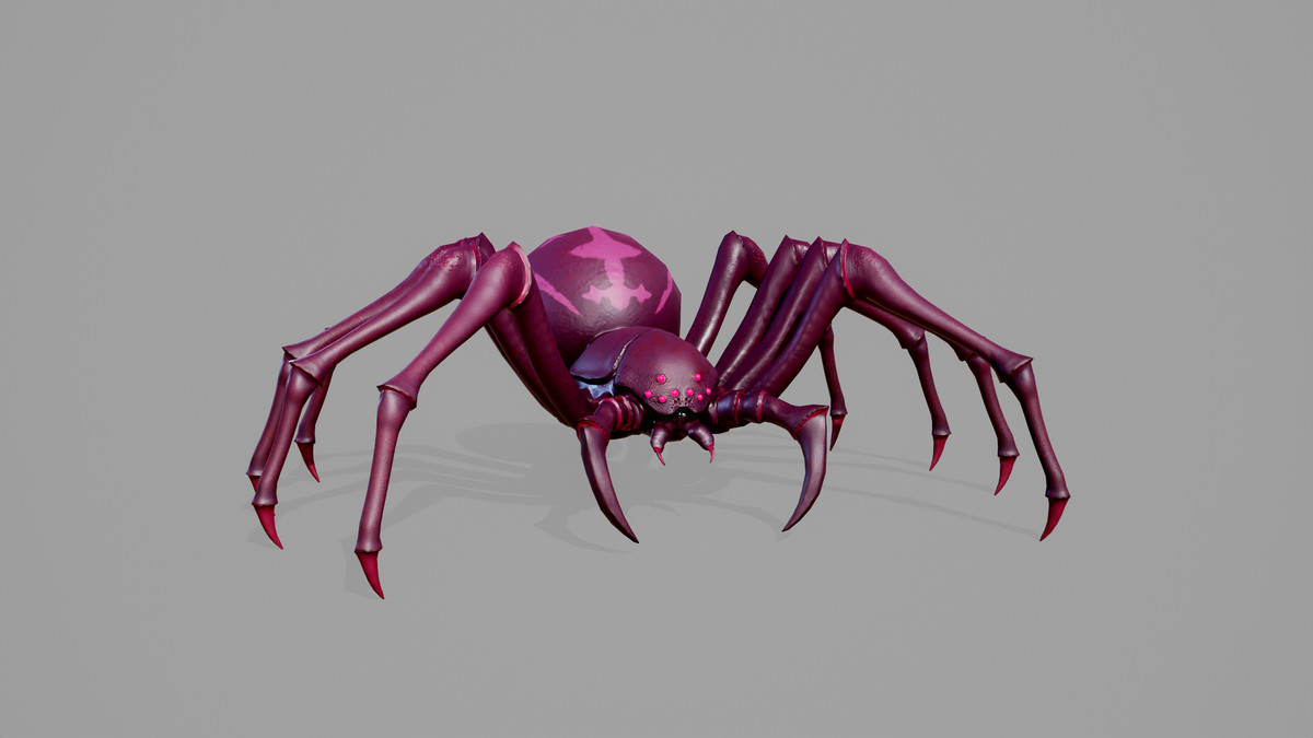 Stylized Spider Creatures Pack